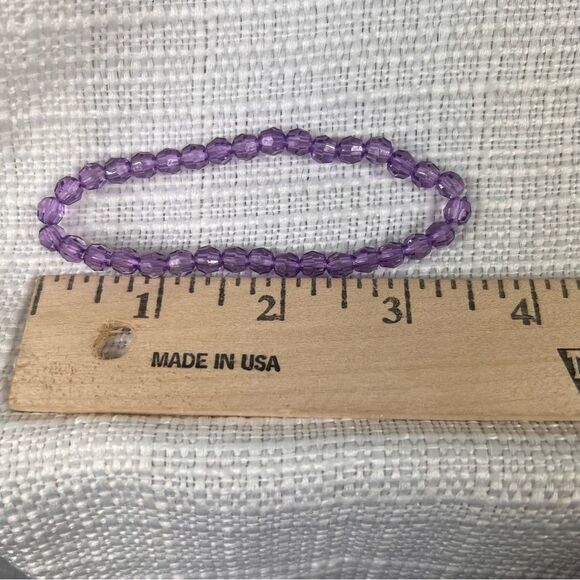 New 4 Bracelet Set Skyline Collection Purple Black Charm - Picture 9 of 10